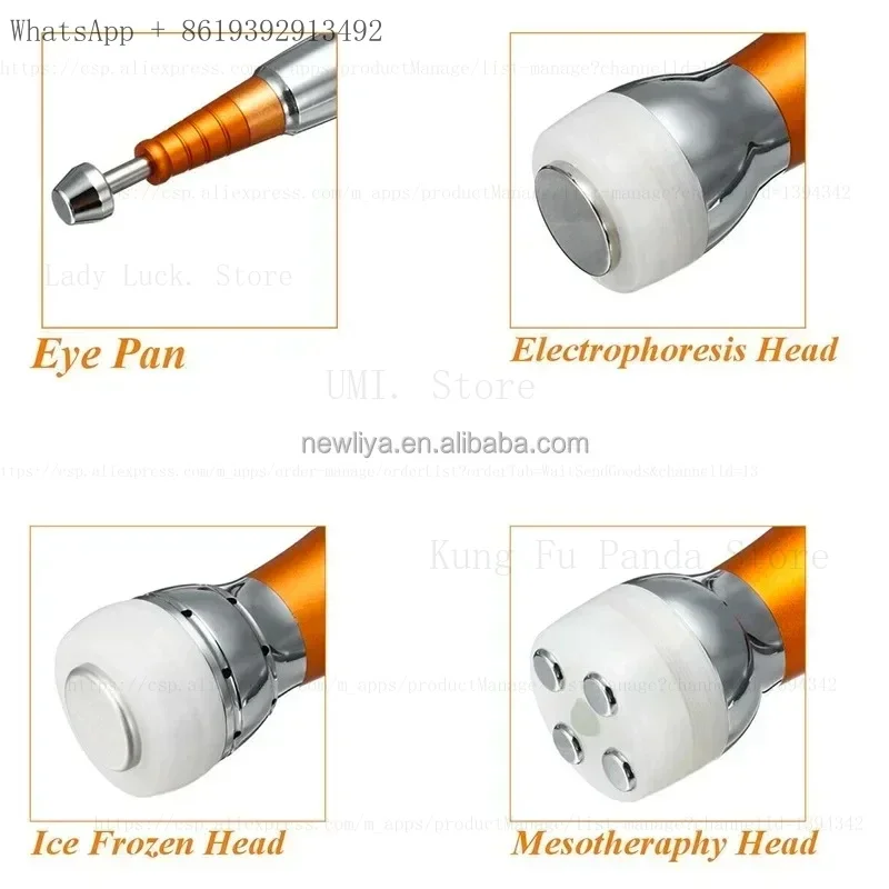 UMI.5 in 1 Mesotherapy Machine Body and Facial No-needle Skin Care Beauty Device Electroporation Anti-aging Face Lift Tightening