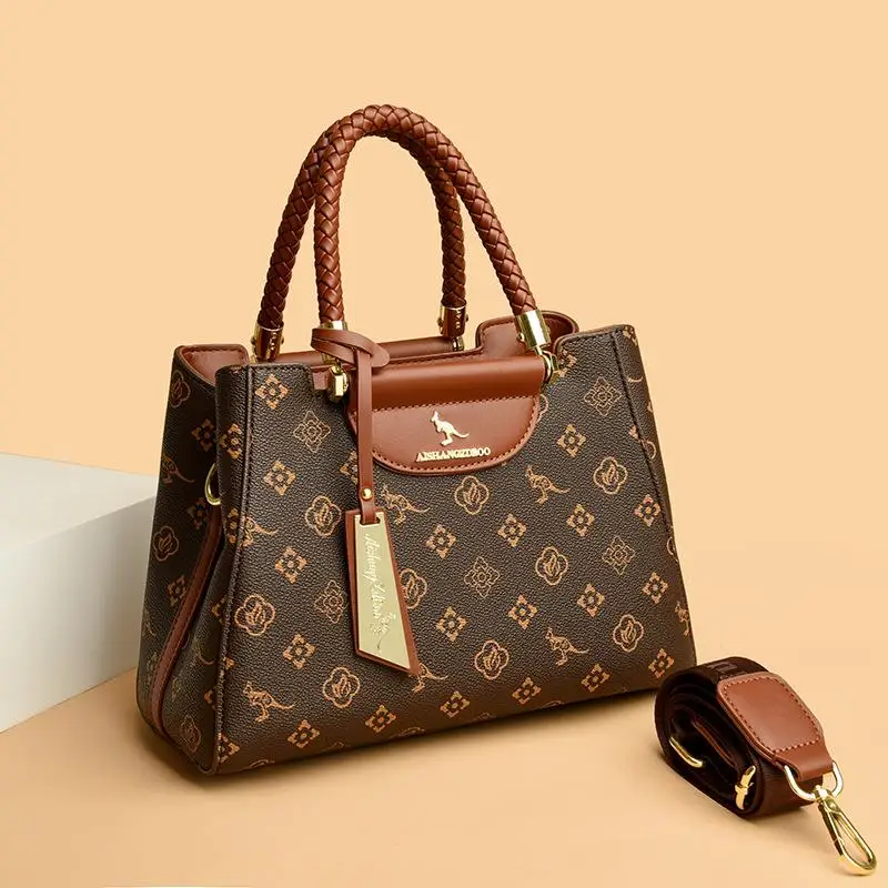 

Retro Stone Pattern Tote Bag Faionable Universal Women's oulder Bag 2025 New Sle Cross-Border Trendy Handbag