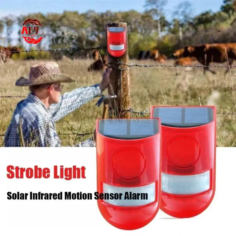 

AF90-Solar Motion Sensor Alarm For Home Garden Garage Shed Caravan Security Alarm System
