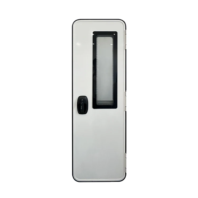 JDA Camper RV Doors Entrance Door European Design RV Door Double Layer Acrylic Glass with Two Point Lock Design