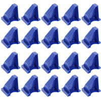 20 Pcs PP Double Head Flooring Gaskets for Laminate Vinyl Plank Installation Tools Spacers Kit Construction Accessories