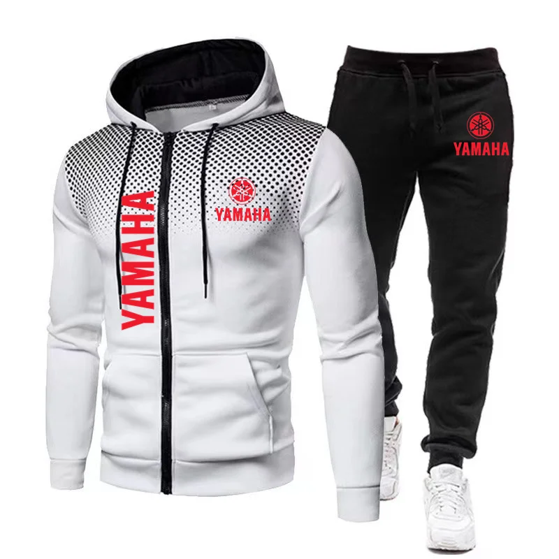 2025 New Yamaha Men's Running Set Sportswear Fashion Men's Hoodie Fitness Sportswear Multiple Sports Sets