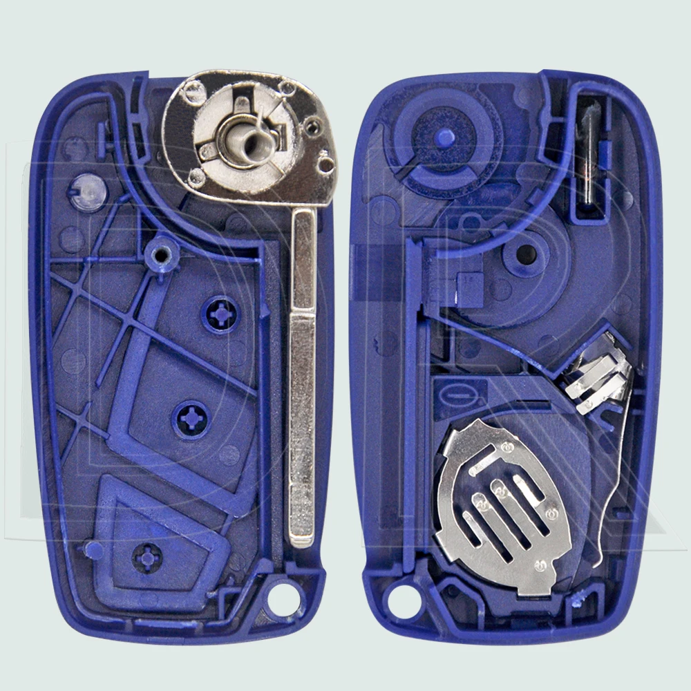 DR 2/3 Button Replacement SIP22 Blade Flip Car Key Shell Case For Fiat Ducato Bravo Qubo Doblo Linea Punto Stilo Iveco Florino
