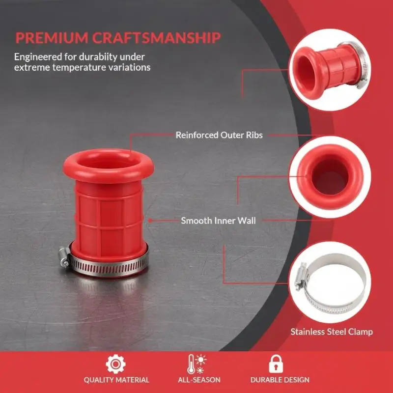 High Performance Throttle Valve Body Air Hose Adjustable Clamp Stable Transmission Anti-crack Part for  Y15ZR