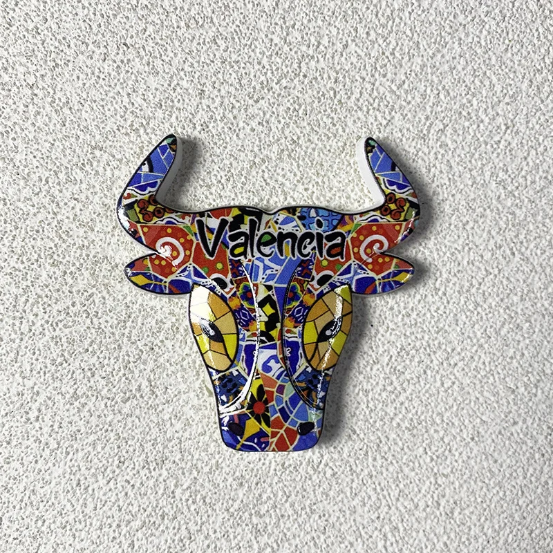 

Creative Valencia tourism souvenirs, 3D refrigerator magnets, office and home kitchen decoration gifts