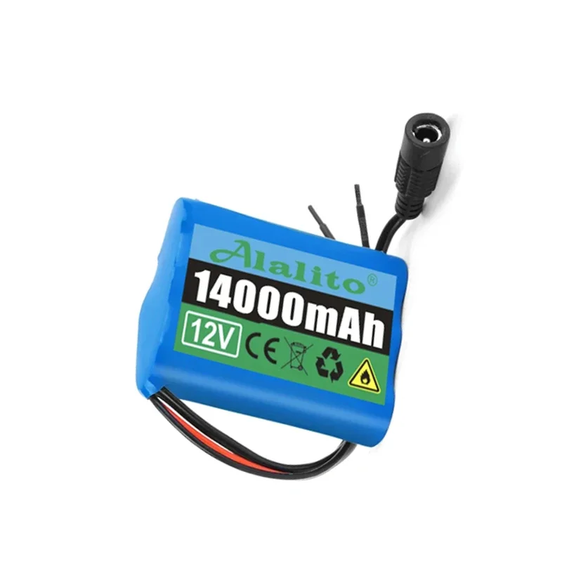 12V 14000mAh 100% nowa płytka ochronna 3S1P 12V 14Ah akumulator 18650 litowo-jonowy DC 12.6V super akumulator + ładowarka