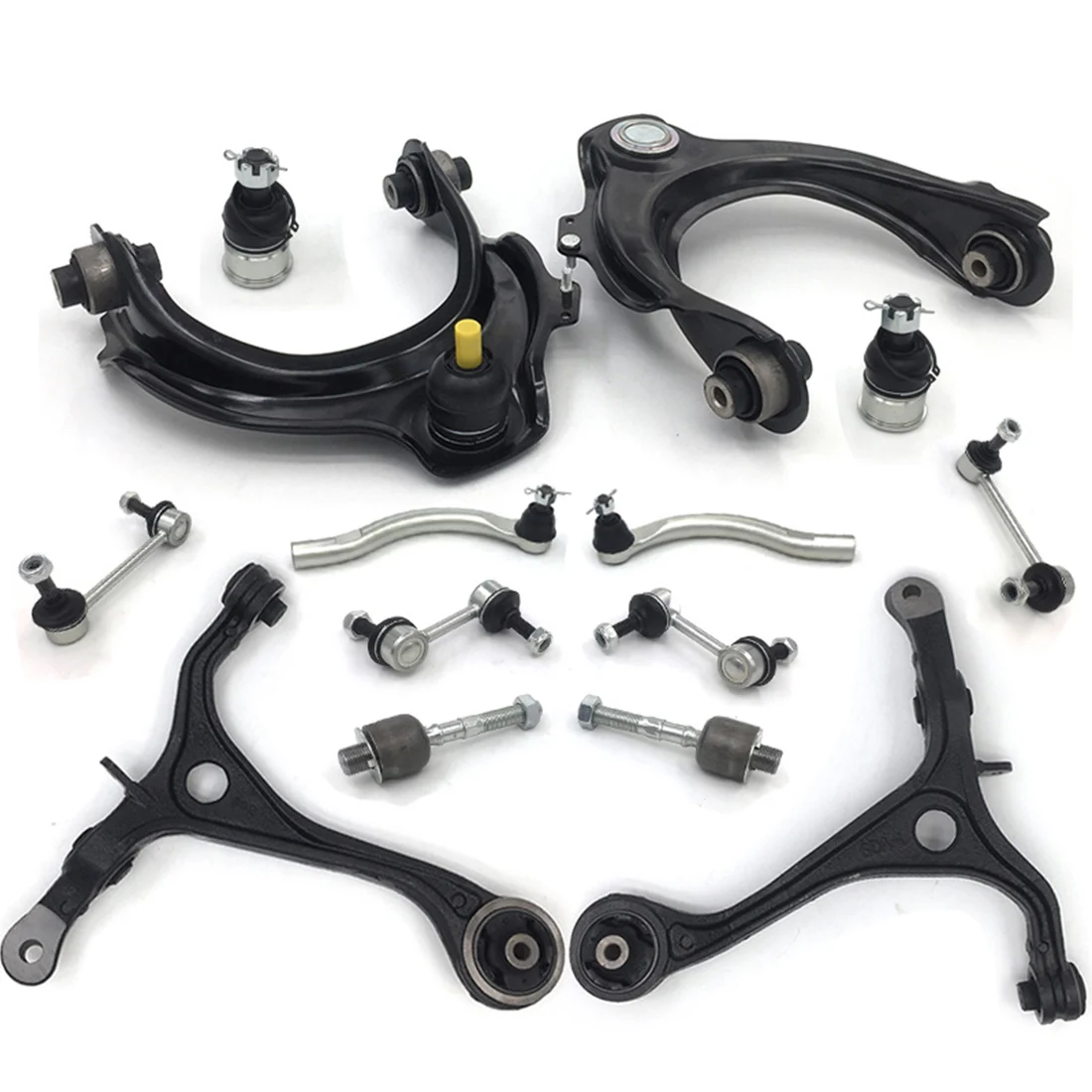 

AzbuStag Front Control Arm Tie Rod Suspension Kit 14Pcs for HONDA ACCORD ACURA TSX 2003-2008 K620616 51450SDAA01 51450SDAA11