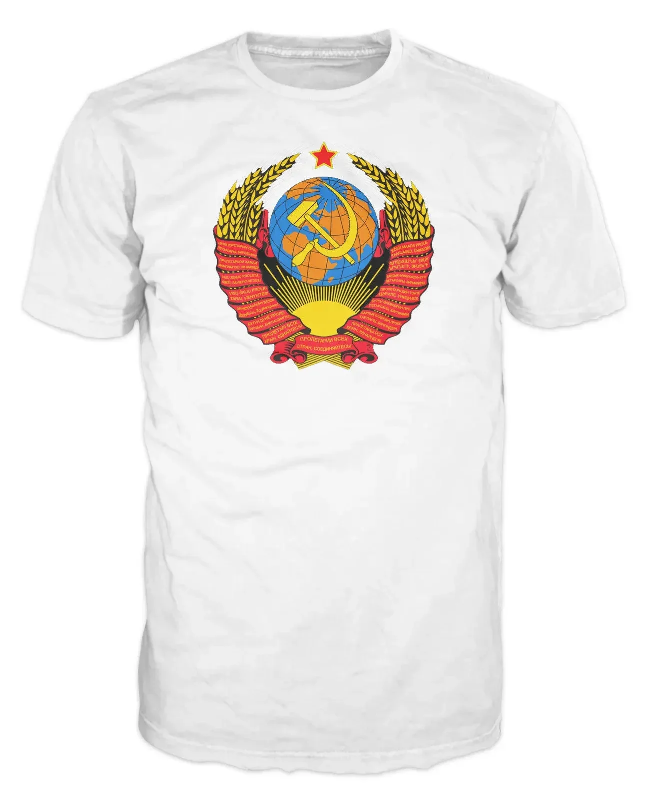 Hot Sale Summer Soviet Coat Of Arms Ussr Funny Communist Block T-Shirt Tee Shirt