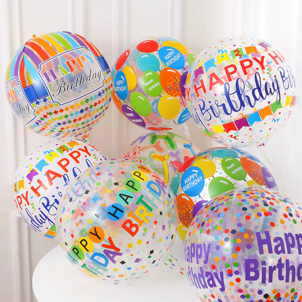 2 Stück 22 Zoll 3D-gedruckte Luftballons zur Dekoration von Geburtstagsfeiern, Hochzeiten und Veranstaltungsszenen