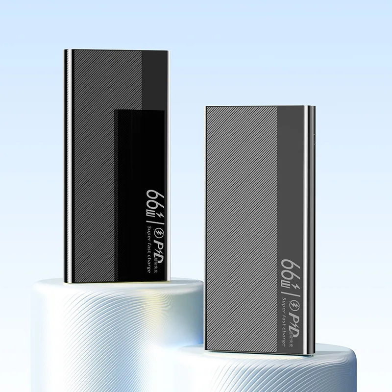 Power Bank 20000mAh 66W PD Pengisian Daya Super Cepat untuk IPhone Huawei Xiaomi Samsung Powerbank Baterai Eksternal