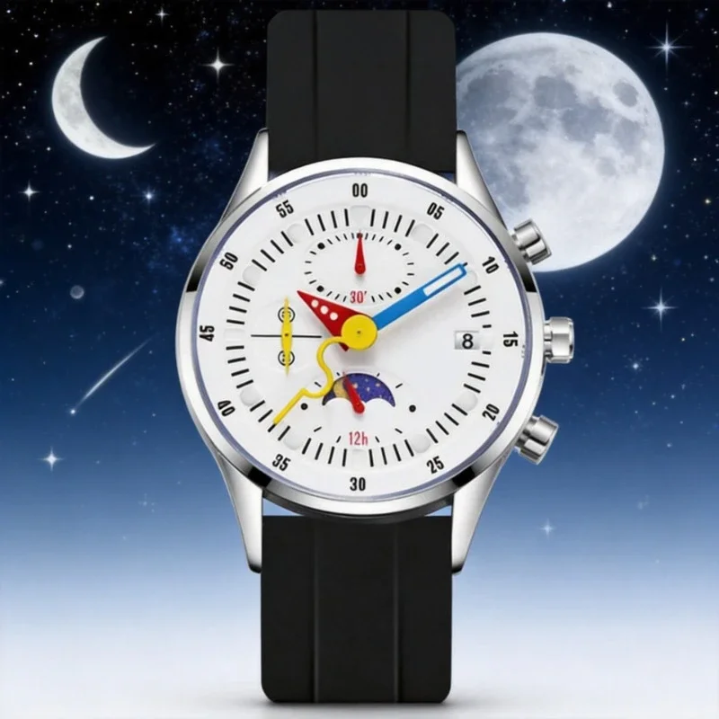 

Креативные часы JOKERCAT Sun Moon Star Black Fashion — стильные наручные кварцевые часы для подростков, мужчин и женщин, высокого качества.