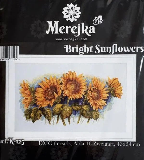 Sunflowers 53-33 DIY Cross Stitch Kit Cross stich Kits  Craft Cross Stich Painting Decorations For Homefun