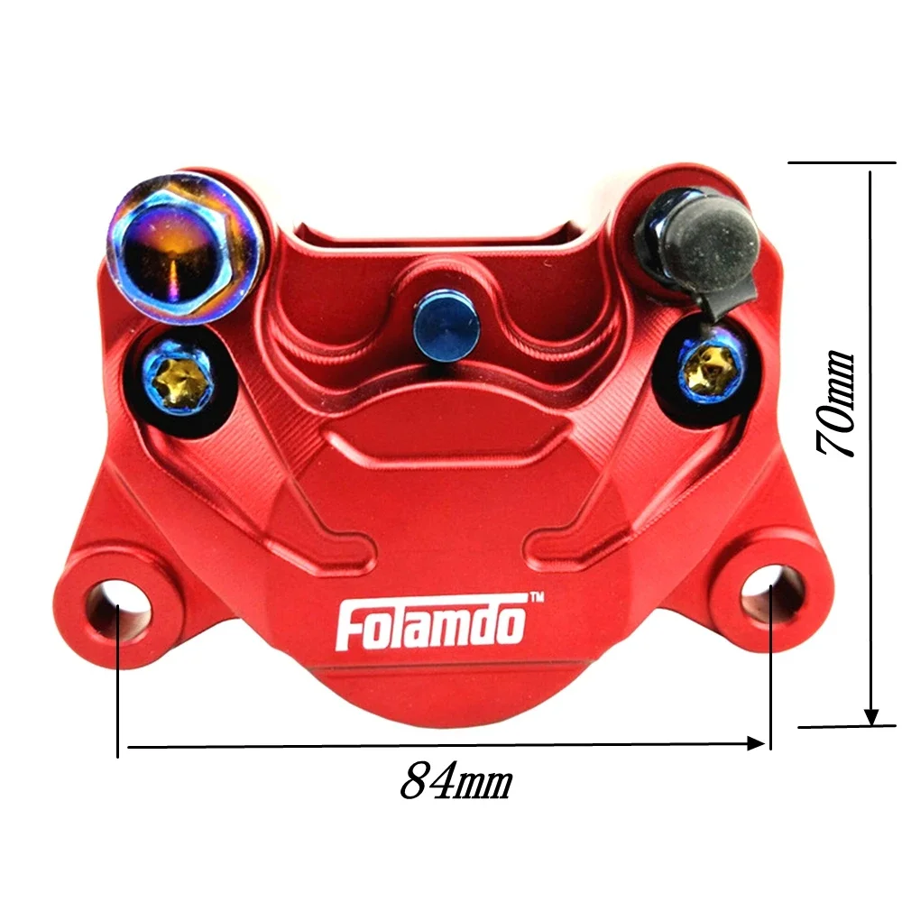 Zacisk hamulca motocyklowego 2-tłokowa pompa hamulcowa 84 mm Mocowanie do Honda Suzuki Yamaha RSZ FORCE JOG M3 Ninebot Niu Skuter Dirt Bike