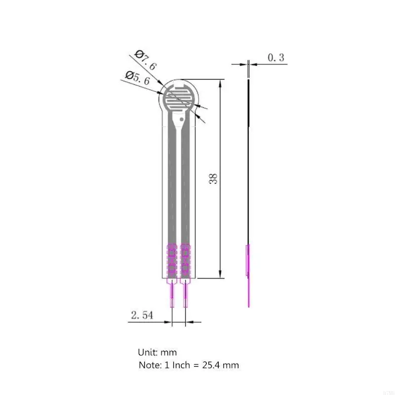 

37ME Flexible High Precise Force Sensing Resistor Resistance-type Thin Film
