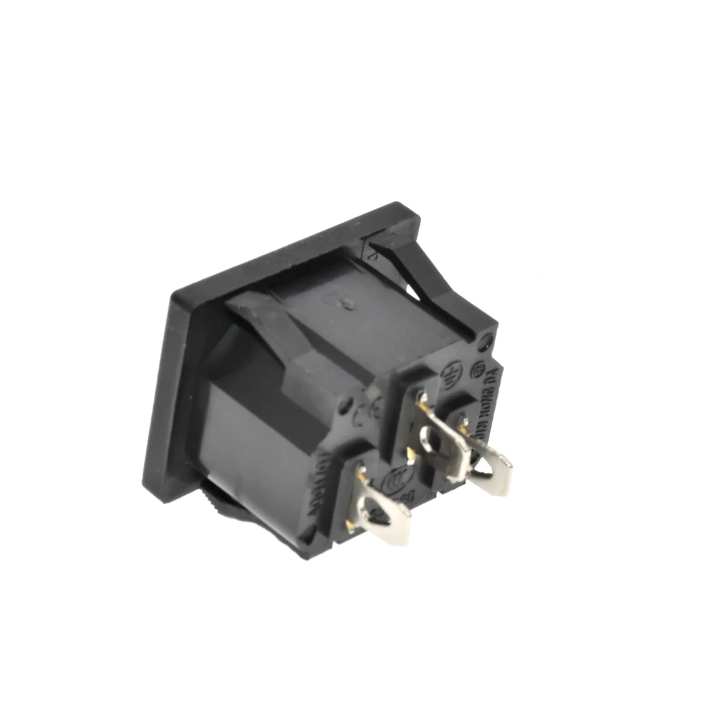 1PC IEC320 C14 10A 250V 3 Terminals AC Electrical Power Socket 3 Pins Chassis Panel Mounted Inlet Module Plug Connector