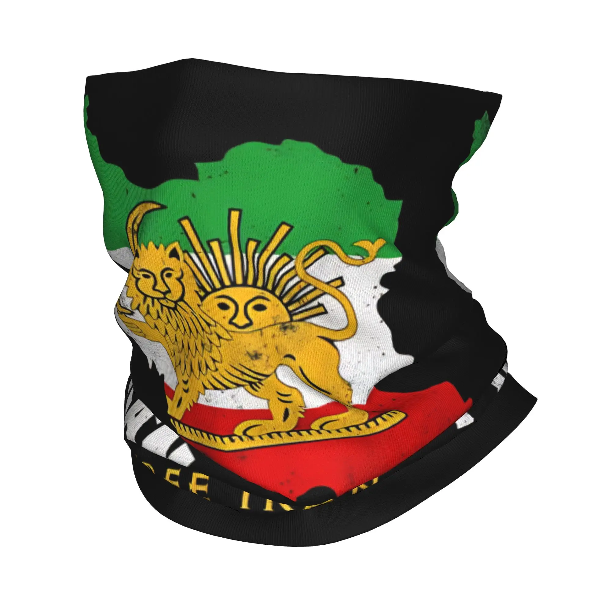 

Бандана с флагом Ирана, аксессуары для шеи, многофункциональный шарф с принтом, головной убор для велоспорта