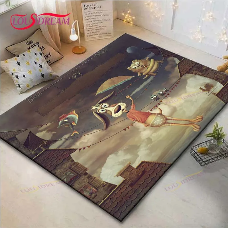 cartoon rugs for bedroom Bedroom Carpet Mat for Children Kids Carpet for Children's Room alfombra Hot selling carpets