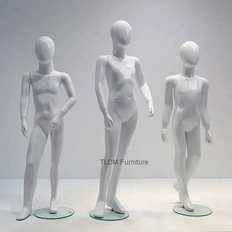 

Mannequin Kids Mannequin Set Garment Window Children's Clothing Store Prop Display Stand Dummy Pho Sewing Tography Supplies FYMQ
