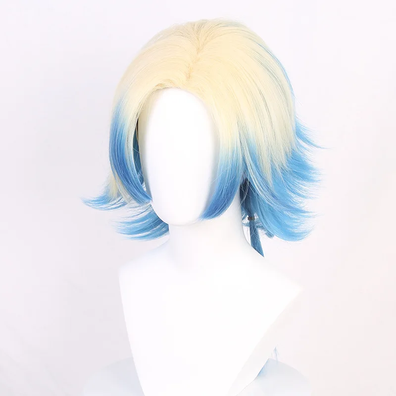 

Cardamom Blue Prison Michel Käser Cosplay Wig Top Hair Mixed Color Gradient