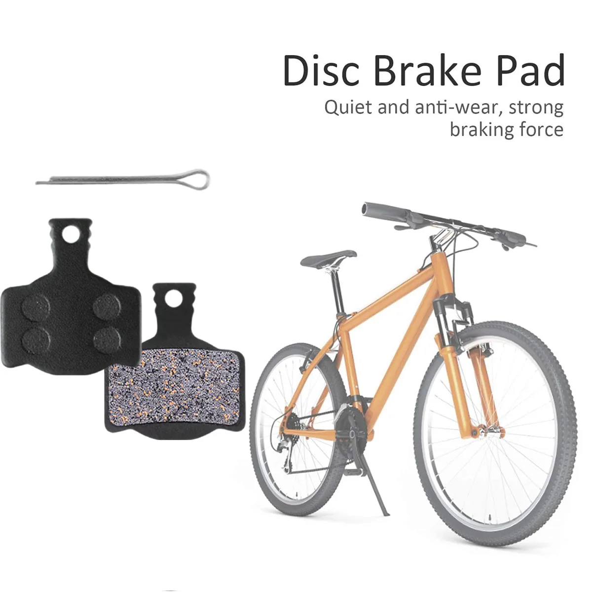 1 Pair High Quality Bicycle Disc Brake Pads Replaceable MTB Resin Brake Pad For Magura MT2 MT4 MT6 MT8 DK-17 Mountian Bike