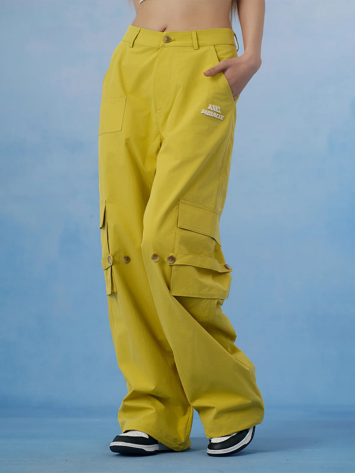 

Loose Straight Leg Workwear Trousers for Women Casual Spor Long Pants Autumn New Arrival MC Miracle Street Sle Polyester ...