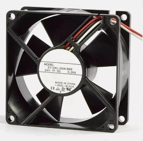 

Brand new original 3112KL-05W-B69 3-wire 24V 0.28A Inverter Cooling Fan Fast delivery