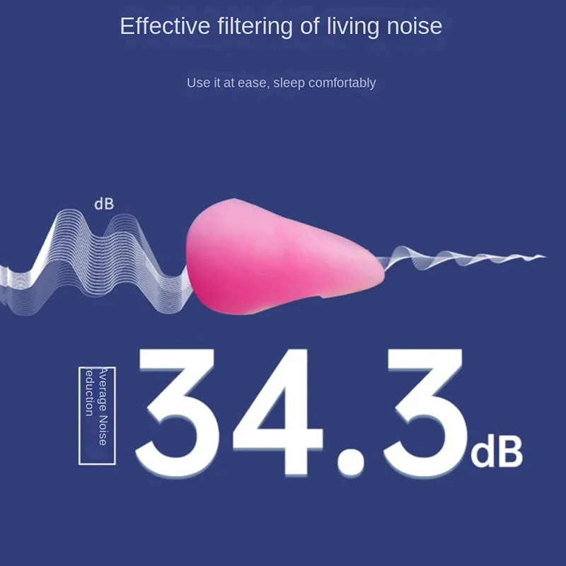 Bouchons d'oreille en coton d'avertissement, réduction du bruit, réduction du sommeil, isolation phonique d'avion, audition, insonorisé, portable, natation