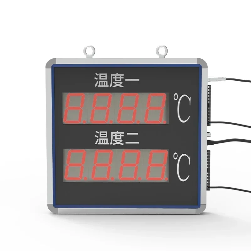 Горячая Распродажа большой экран, контроллер температуры, светодиодный экран, двухканальный дисплей температуры, дисплей измерителя температуры