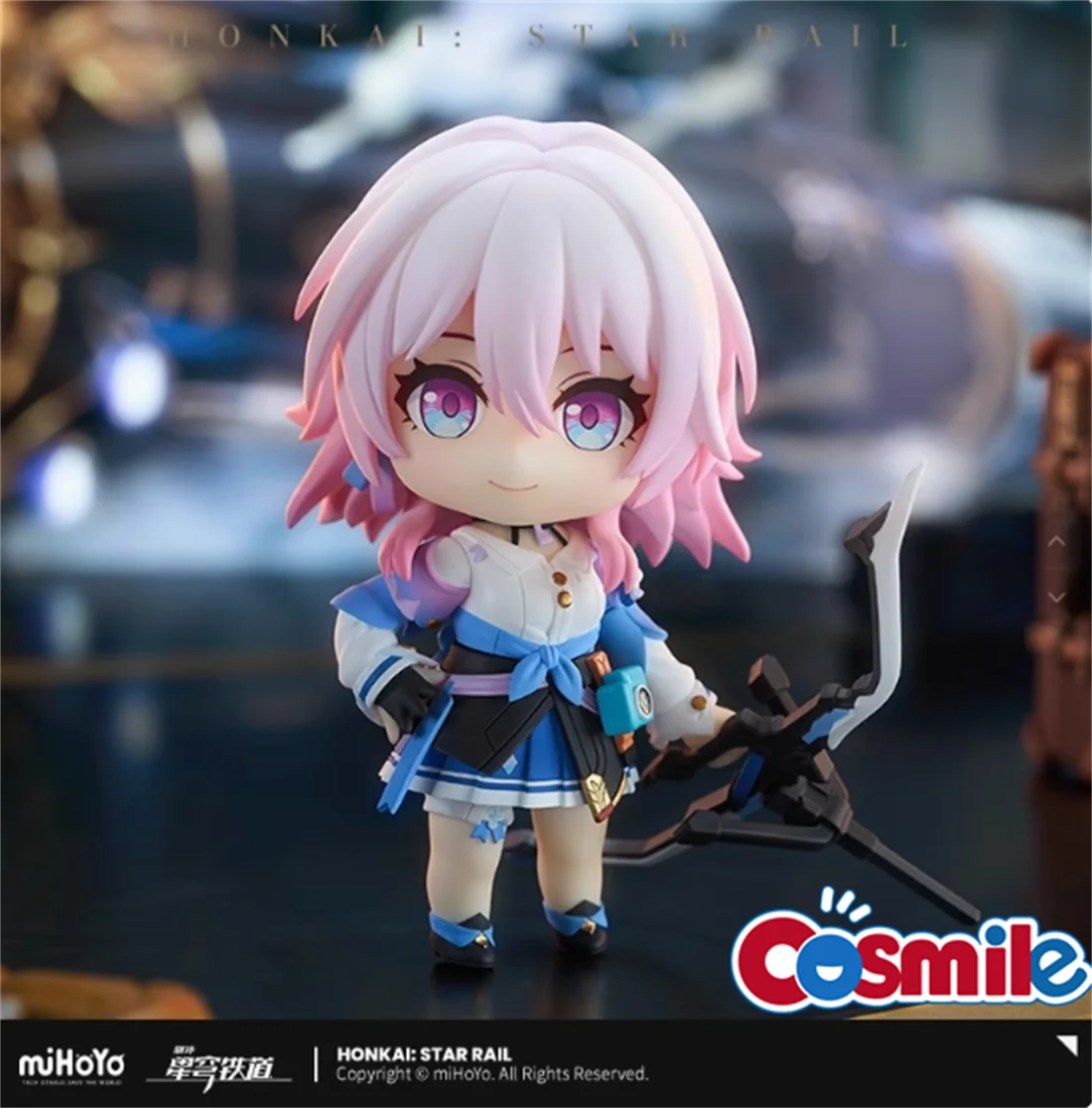 Cosmile Game Honkai: Star Rail March 7th Action Figure Doll Toy Model Fit OB11 Statue Anime Cosplay Props Cute Lovely C