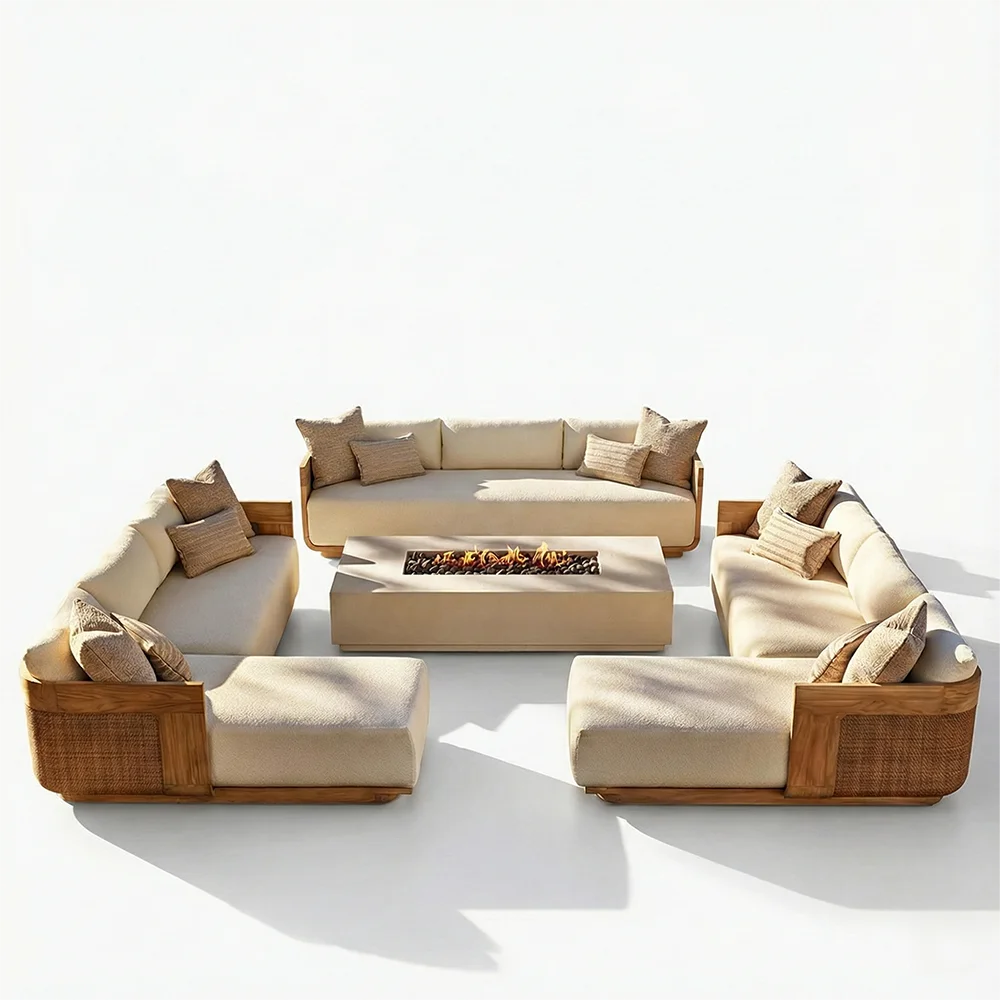 Luxury Modern Garden Sofa Set  - Outdoor Furniture Teak recension och pris