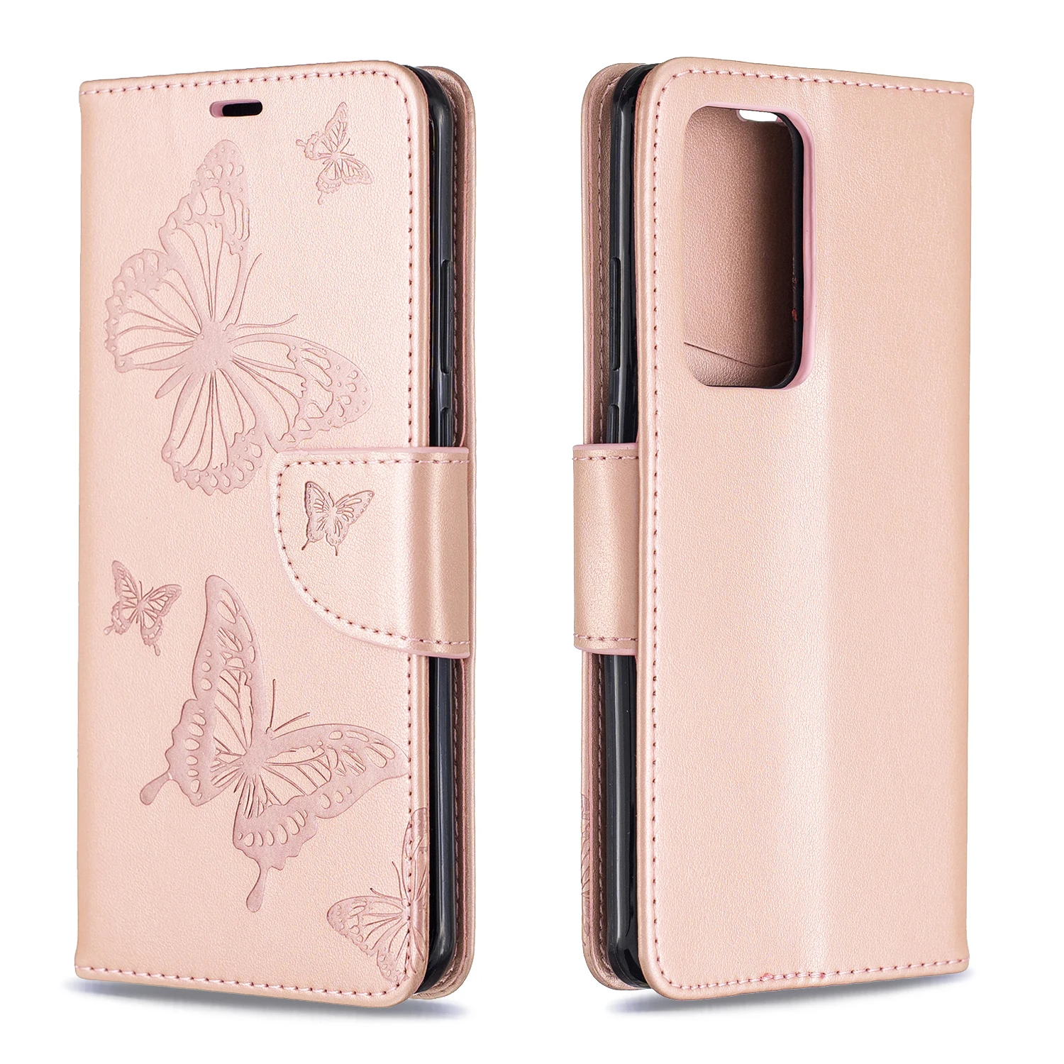 For Huawei P40 / P40 Pro phone case case cartoon butterfly soft shell clamshell leather case