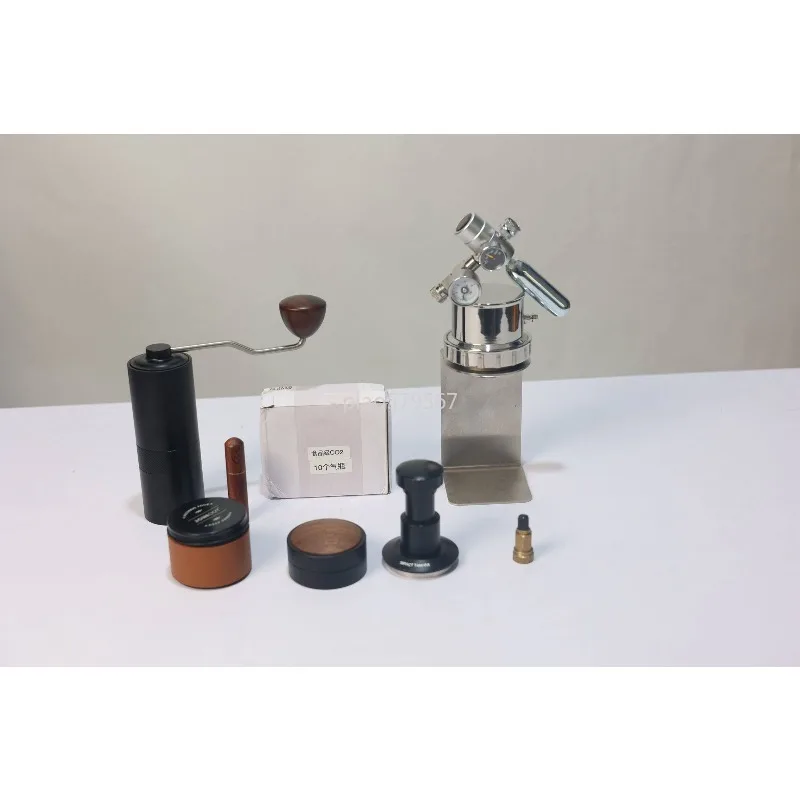 Pneumatic coffee machine, espresso machine, portable, home coffee machine 58mm outdoor camping small