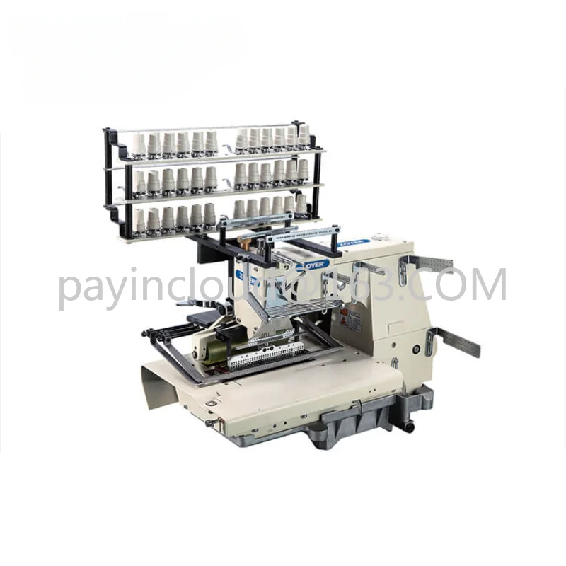 ZY1033PSM Zoyer 33-needle flat-bed double chain stitch sewing machine with shirring and smocking