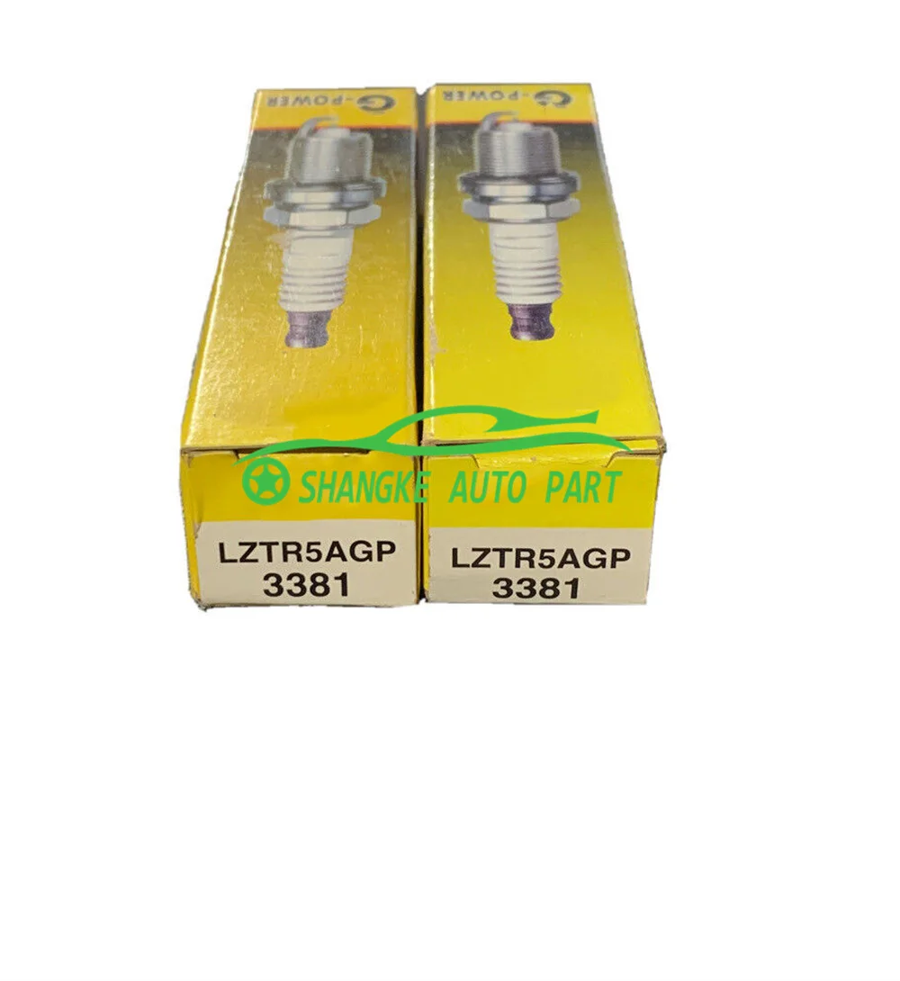 Original Laser Platinum Spark Plugs OEM LZTR5AGP 3381 FOR CChrysler PT Cruiser DDodge Stratus Neon 2.4L 2001-2007 LZTR5AGP-3381