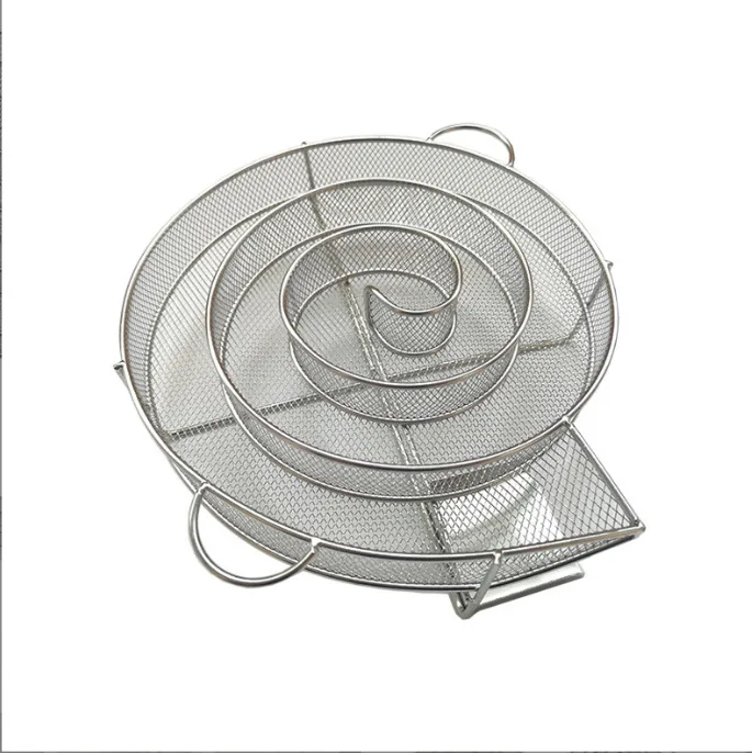 Smoker Tray, Factory In Stock, 304 Stainless Steel Round & Square Grill Racks for Smoking