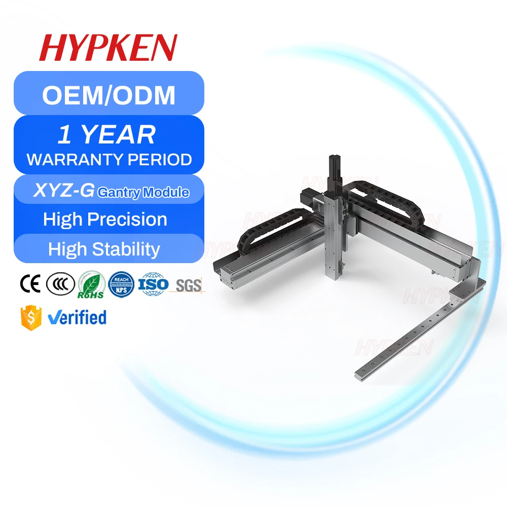Customization  Three-axis Organ Cover Gantry Module Motion Platform Ball Screw Linear Module Cross Slide Table Bearing Gear