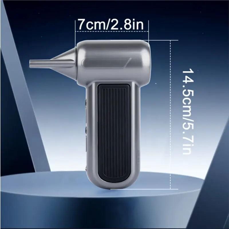 YANA50I Air Blower Electric Air Duster Super Power Turbo Fan Rechargeable 3-Gear Brushless Motor For Car/PC/Home A