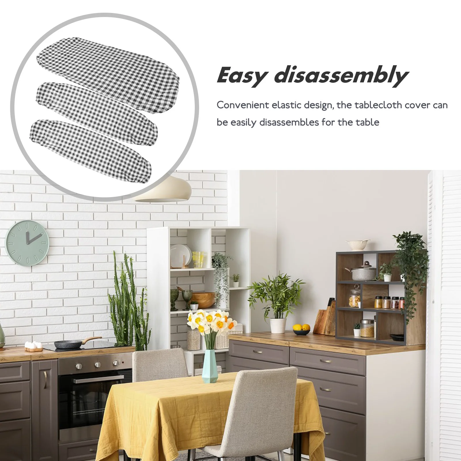 1Set Stretchable Waterproof Picnic Tablecloth Bench Cover Set Elastic Fitted Table Cover Outdoor Camping Supplies