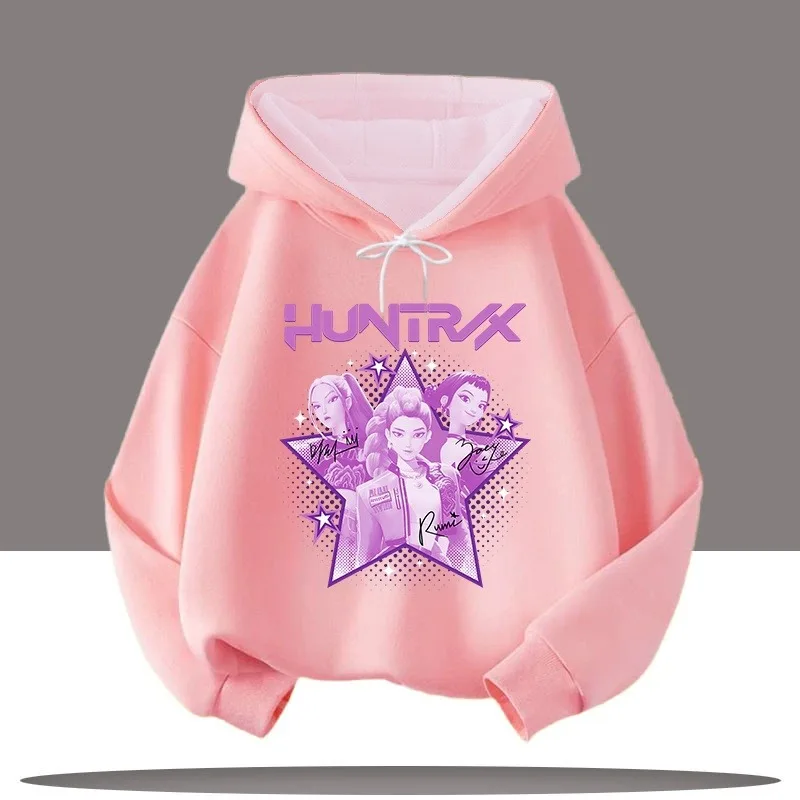 سترة نسائية بغطاء للرأس من أنيمي KPop شيطان الصيادين الأكثر مبيعًا لعام 2025 ملابس خريفية غير رسمية فضفاضة ومريحة بأكمام طويلة