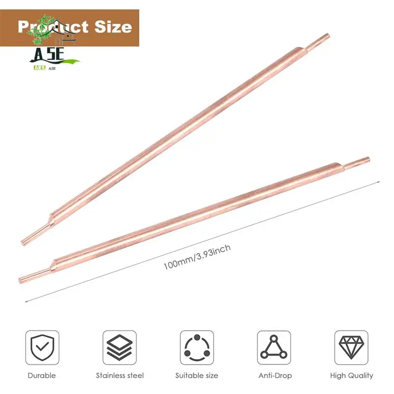 

A05E-Spot Welding Pin 3X100mm Alumina Copper Electrode Tip Feet Needle Lithium Battery Welding Machine Accessories