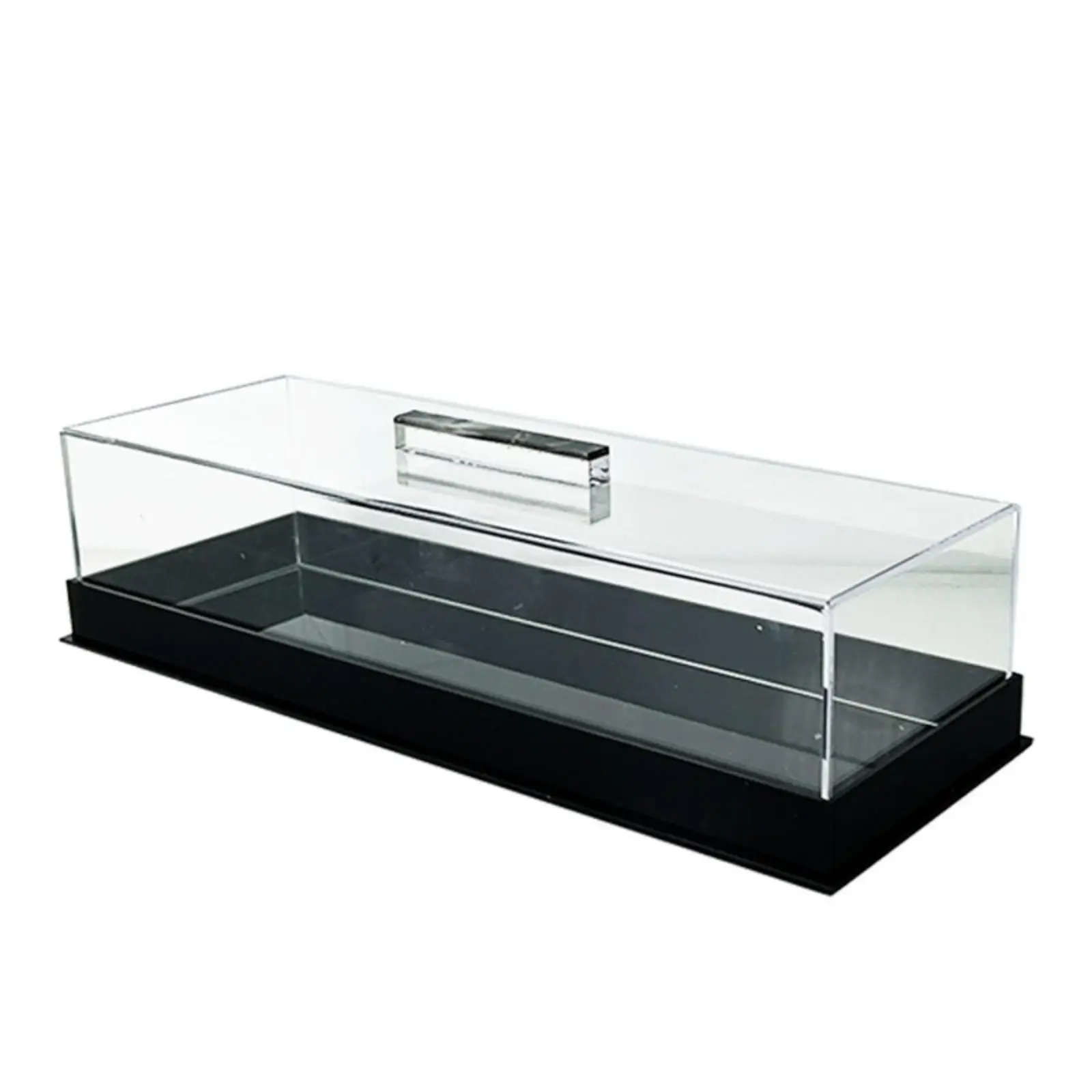 Acrylic Cake Display Case with Raised Base and Lid for Pastry Box Portable Transparent Dessert Container for Bakery Counter