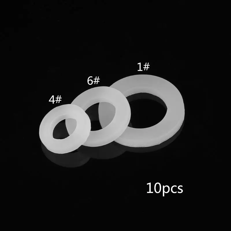 F92C 10pcs Bellows Pipe Seal Rings Hose Washers Water Silicone Gasket 3/4" 1"