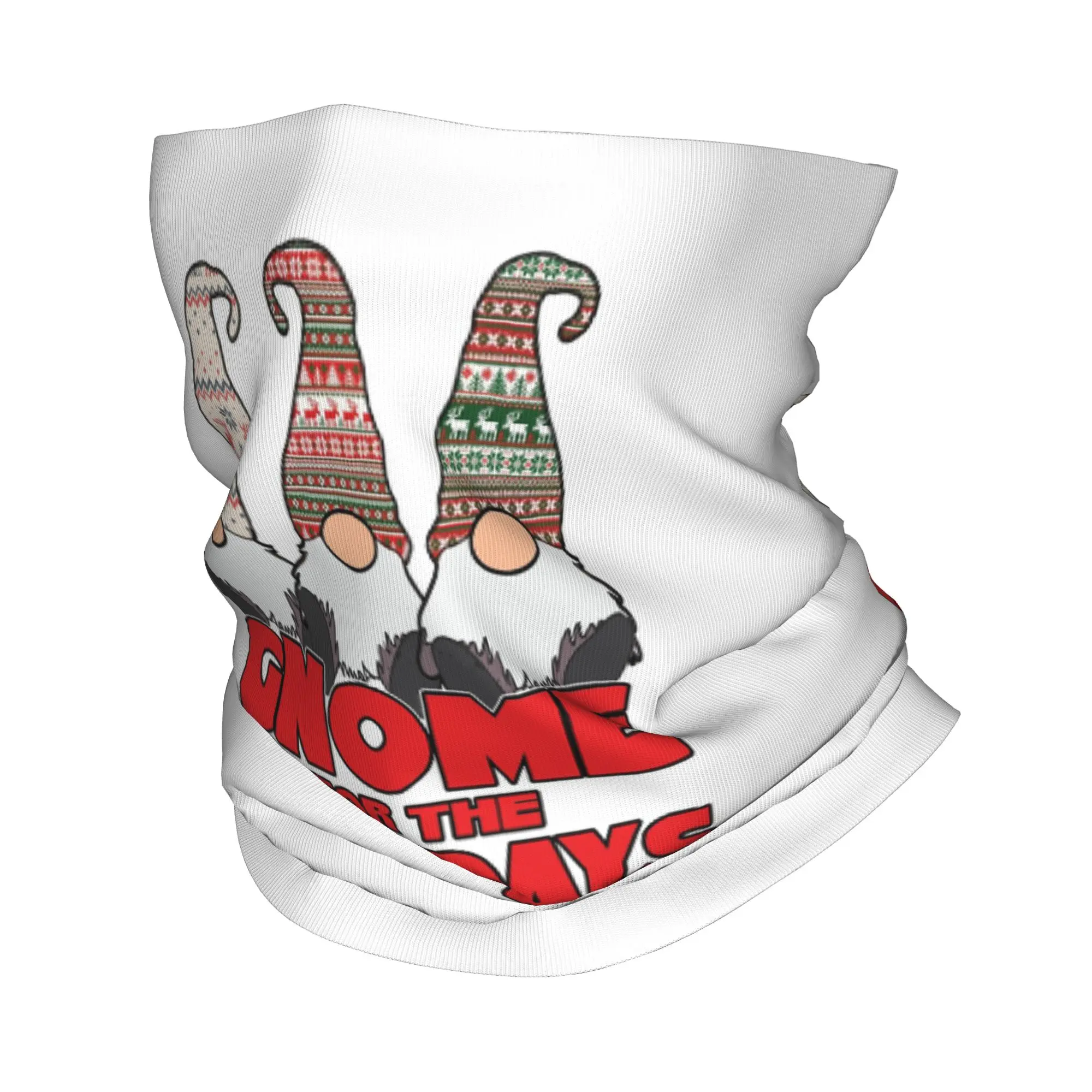 

3 Nordic Gnomes Gnome for The Holidays Christmas Bandana Neck Cover Printed Mask Scarf Multi-use Headband Running For Men Women