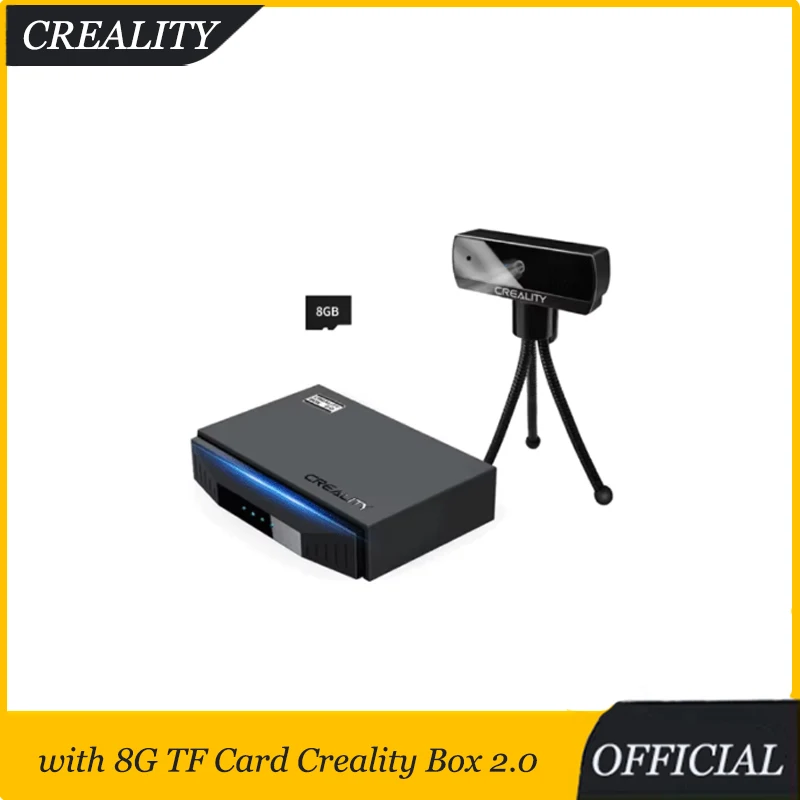 Creality WiFi Box 2.0 Intelligent Assistant for FDM 3D Printer BT Real Time Monitor/Remote Control Time-lapse Shooting 8G TFCard