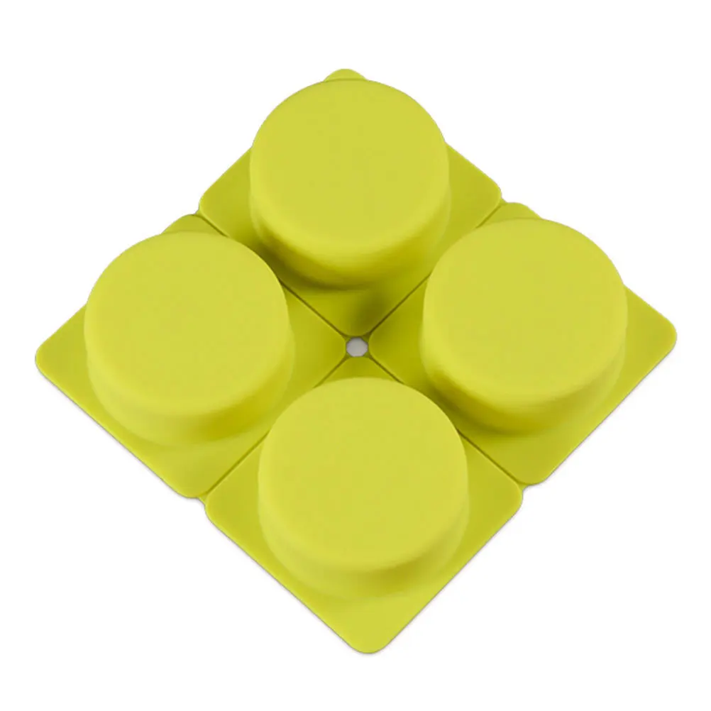 

Silicone Soap Mold Flexible Non-Stick Round Mold For Diy Soaps Candles Desserts Cheesecake Pudding Handmade Soap