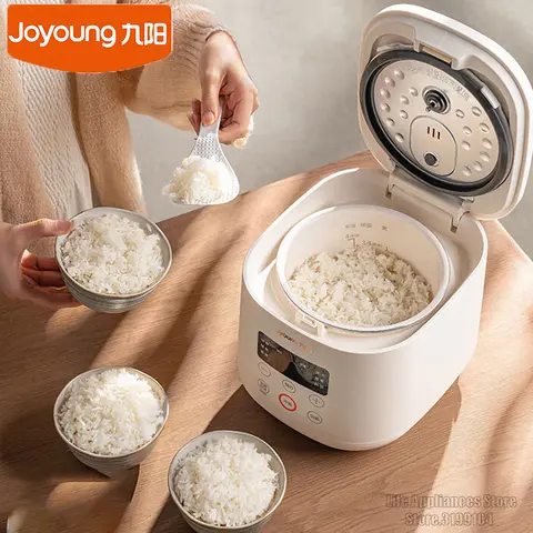 Joyoung F-20FZ125 휴대용 전기 밥솥, 논스틱 코팅 라이너, 죽 수프 멀티 쿠커, 220V, 2L