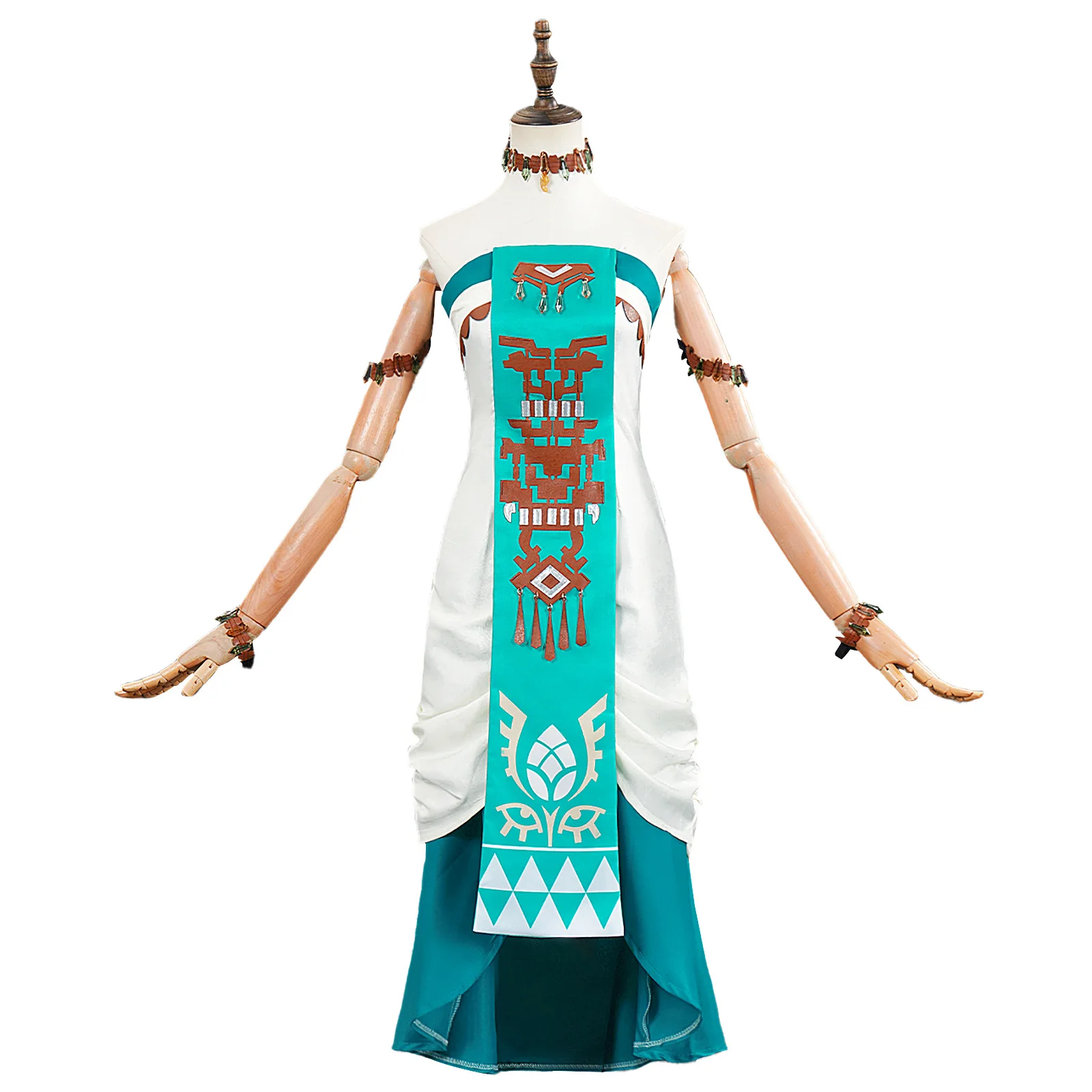 

Zeldar Cosplay Costume the Kingdom Tears Princess Link Dress Wig Halloween Carnival Party Clothing