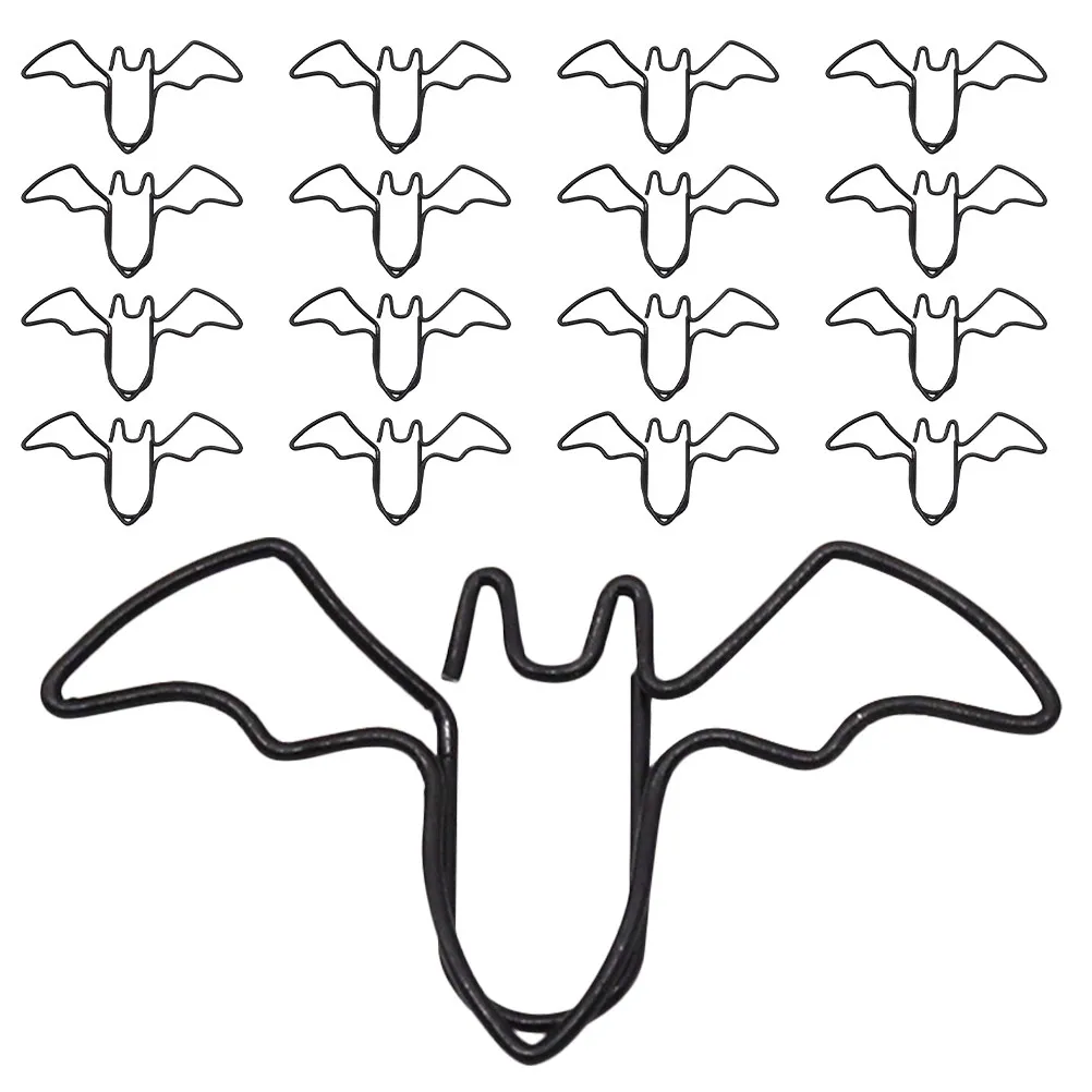80-clips-de-papel-em-forma-de-morcego-com-tema-de-halloween-design-realista-e-assustador-para-organizacao-de-documentos-marcadores-de-pagina-uso-em-escritorio-escola-e-casa
