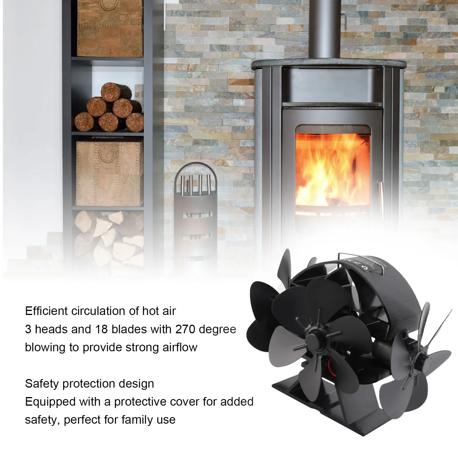 Thumbnail 4 - #19 Latest Wood Stove Fans Offers