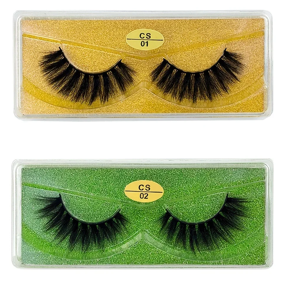 20 คู่ 3D Mink Lashes ขายส่งธรรมชาติ Fluffy Wispy ขนตาปลอมแพ็คแต่งหน้านุ่มหนาขนตาปลอมจํานวนมาก